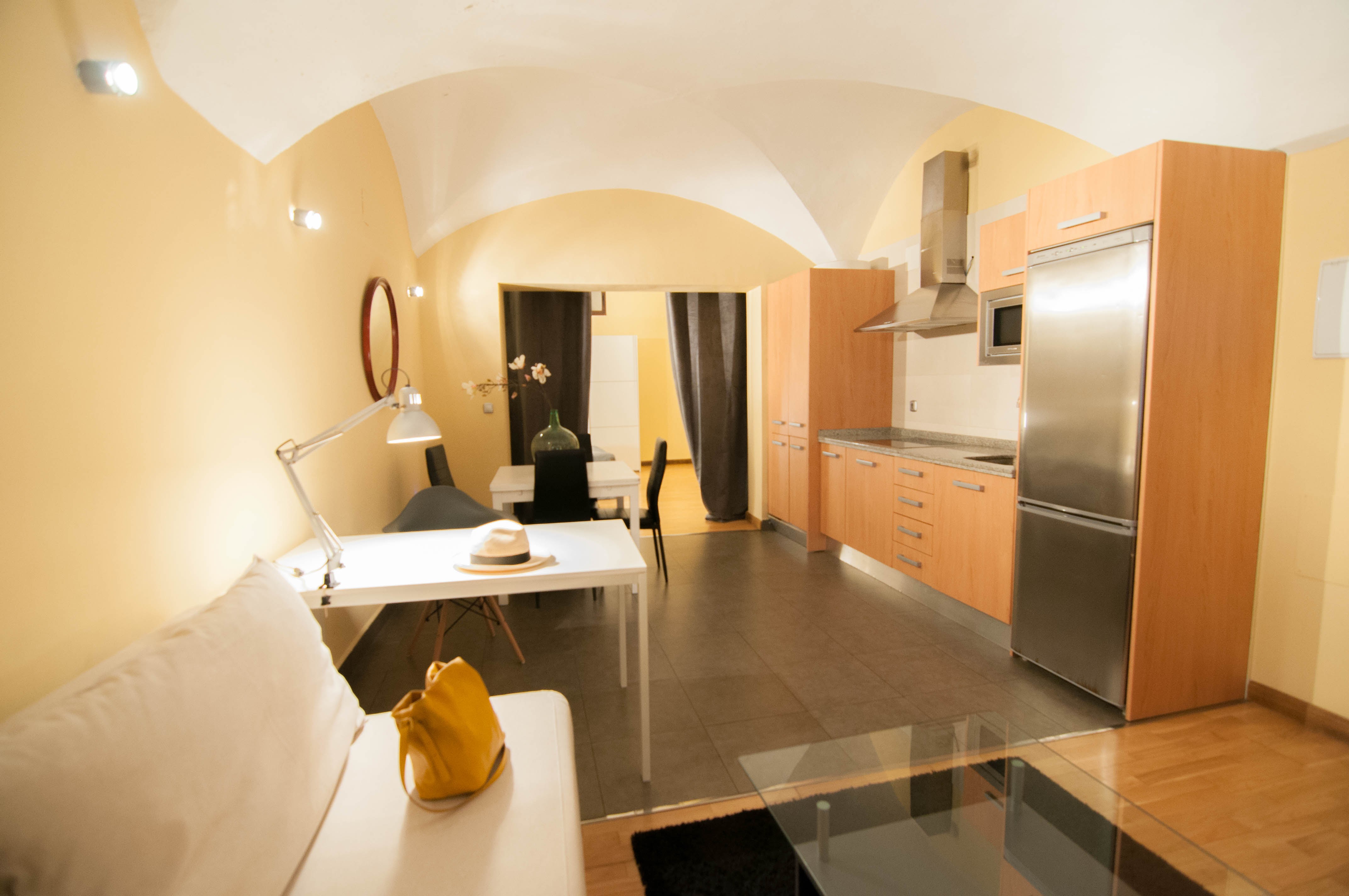 Vista panorámica del espacioso y luminoso Estudio Deluxe en Camberos.